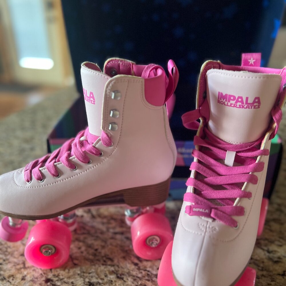 Like New! Impala Samira Rollerskates – Size 8 Women – Wild Pink - Picture 2 of 5